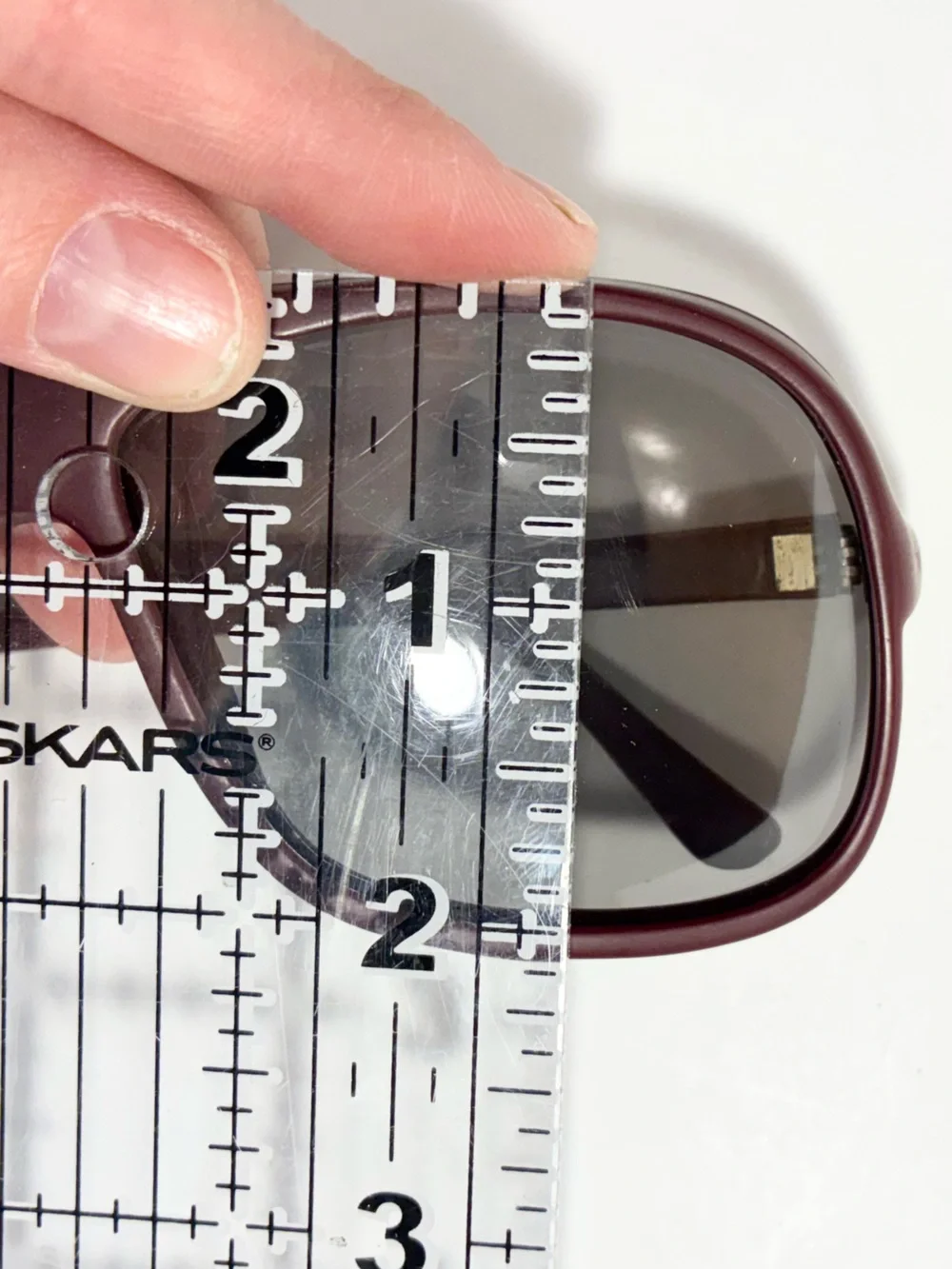 70s 80s Foster Grant Burgundy Plastic Frame Oversized Men’s Sunglasses Vintage